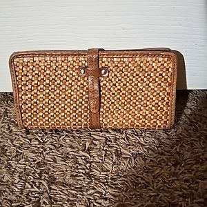 Patricia Nash Tan Woven Wallet